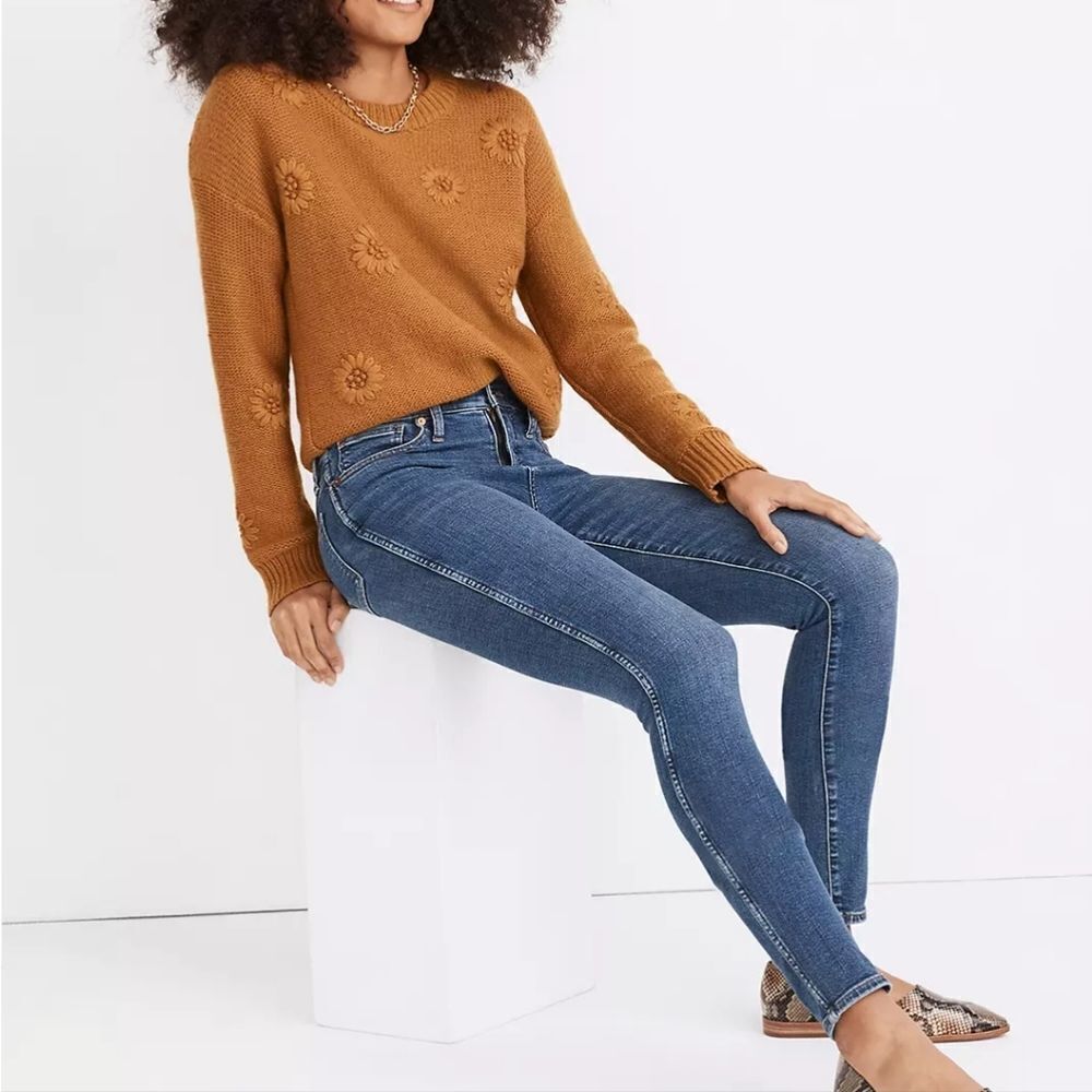 Madewell 10" High-Rise Skinny Jeans in Wendover Wash: TENCEL™ Denim Edition